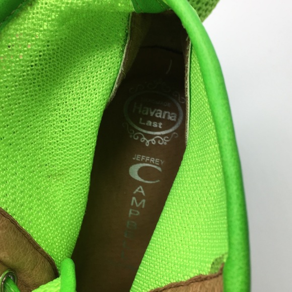 Flawed Jeffrey Campbell NWT lime green Litas. - Picture 6 of 17